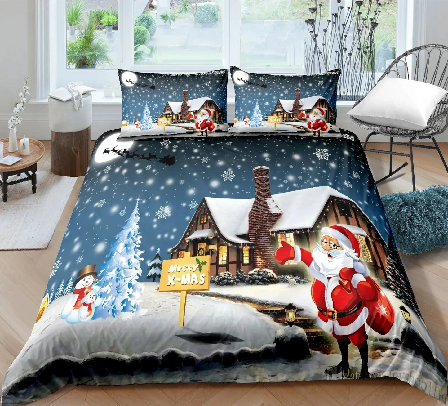 Christmas Bed sheet set